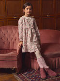 Robe fleurie col claudine  LADEDETTE / 24H2PFQ1ROB001
