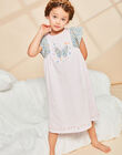 Chemise de nuit rose à imprimé papillons FLODETTE / 23E5PF32CHN328