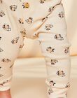 Legging vanille à chats et fruits FAPAULE / 23E1BFO1CAL114