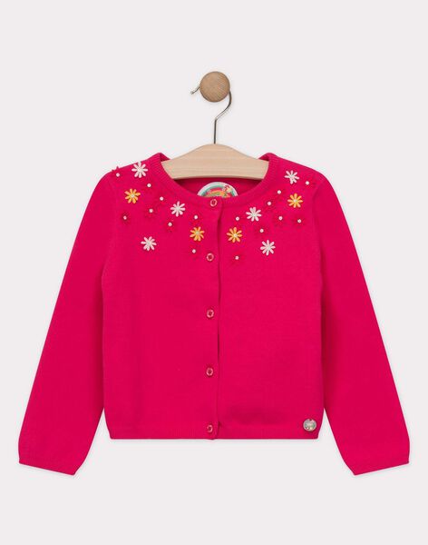  Cardigan  rose fille Festival color   enfant SergentMajor