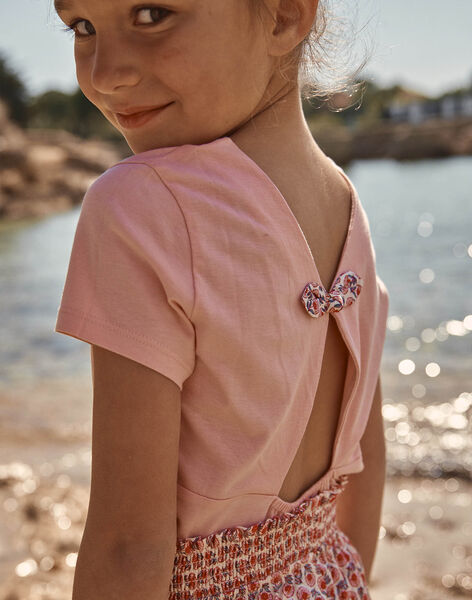 T-shirt blush à manches courtes FLUFLETTE / 23E2PFQ2TMCD300