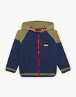 Haut de jogging bleu marine et kaki basket DIBAGE1 A SUPP / 22H3PGL3JGH070