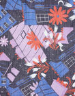 Foulard Camille Witt imprimé toits de Paris DOFOULETTE / 22H4PFT1ECH705