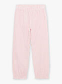 Ensemble pyjama écru à lapin et à carreaux FLORETTE / 23E5PF21PYJ001