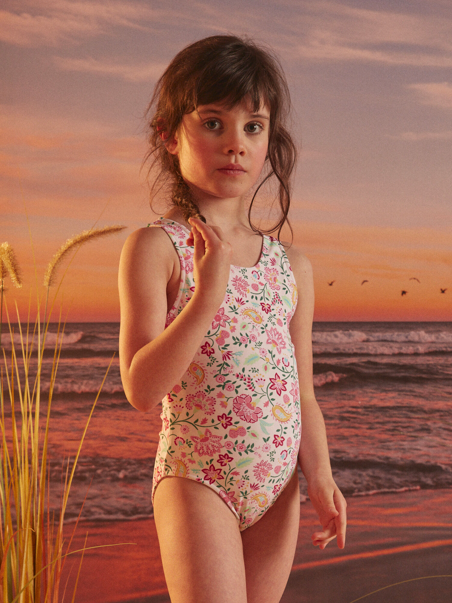 Maillot de bain Rose Fille Sergent Major