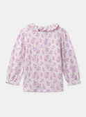 Pyjama rose imprimé fleuri Fille NUICARETTE / 25H5PFB1PYJ311