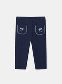 Legging bleu foncé Bébé Fille NAJOSY / 25H1BFQ1LG070