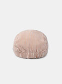 Casquette rayée MARICHARD / 25E4BGP1CHAI814