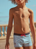 Boxer de bain encre à imprimé à rayures FRYPLAGE / 23E4PGM2MAI001