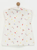 Chemisier blanc à motifs RAFAYETTE / 19E2PFC1CHE001