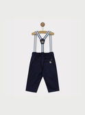 Pantalon bleu marine RALEOPAUL / 19E1BGF1PAN070