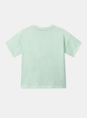 T-shirt Pieuvre en sequin Vert pastel KLIPEROAGE / 24E3PGR1TMCG632