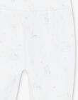 Ensemble veste et pantalon en velours blanc bébé mixte ZOEDEN / 21E0NMG1ENS000