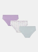 Lot de 3 culottes Etoile en jersey MLITRETTE / 25E5PF42SLR202
