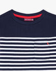 T-shirt à rayures bleu marine et blanc FRIXOLAGE1 / 23E3PGB1TMLC243
