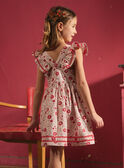 Robe fleurie à volants MONOUETTE / 25E2PFJ2ROB001
