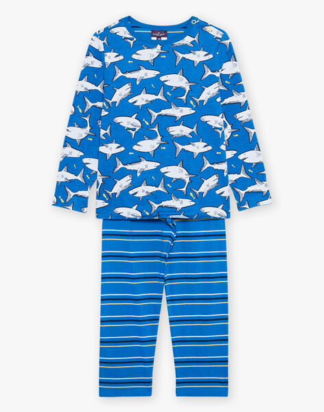 Ensemble pyjama à requin et rayures FLOCHAGE / 23E5PG22PYJ622
