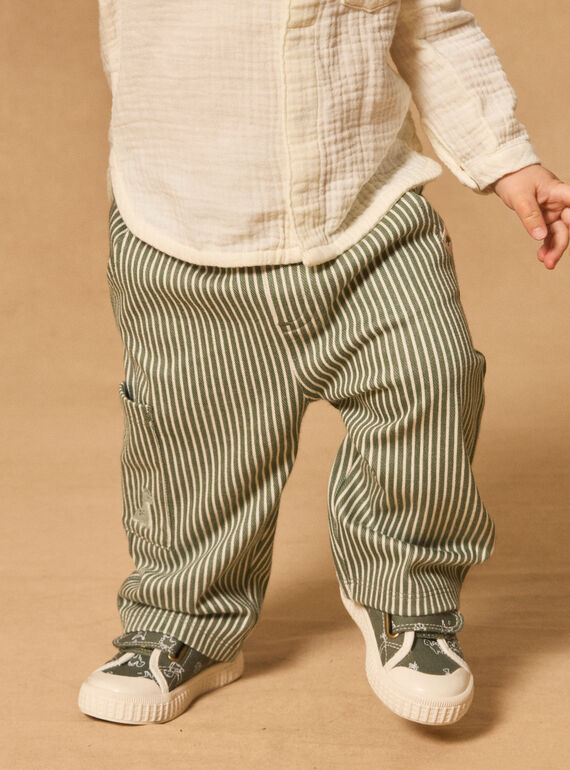Pantalon confort rayé MAGAUTIER / 25E1BG92PAN604