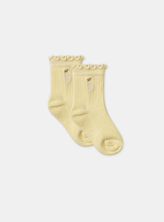 Chaussettes Jaune MANANA / 25E4BFK1SOQB104