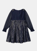 Robe marine à sequins dorés LEIPAIETTE / 24H2PFT3ROBC243