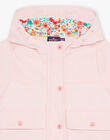 Imperméable rose ciré à capuche 3 en 1 FIMARION / 23E1BF51IMP318