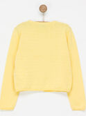 Cardigan jaune NECARAETTE / 18E2PFF1CAR010