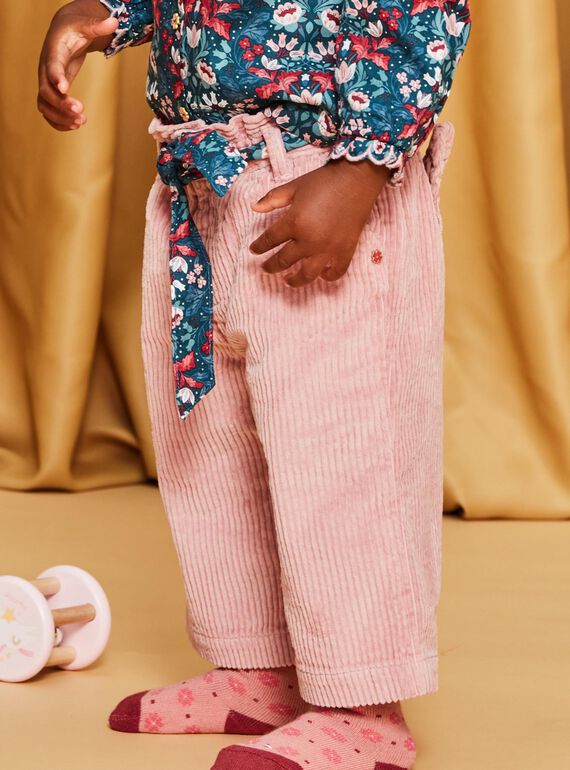 Pantalon en velours côtelé DATORY / 22H1BFZ1PAN301
