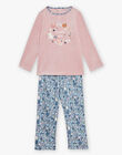 Ensmble pyjama T-shirt et pantalon en velours DOUPETTE / 22H5PFW3PYJ303