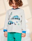 Ensemble pyjama gris thème travaux FLOPASAGE / 23E5PG24PYJ943