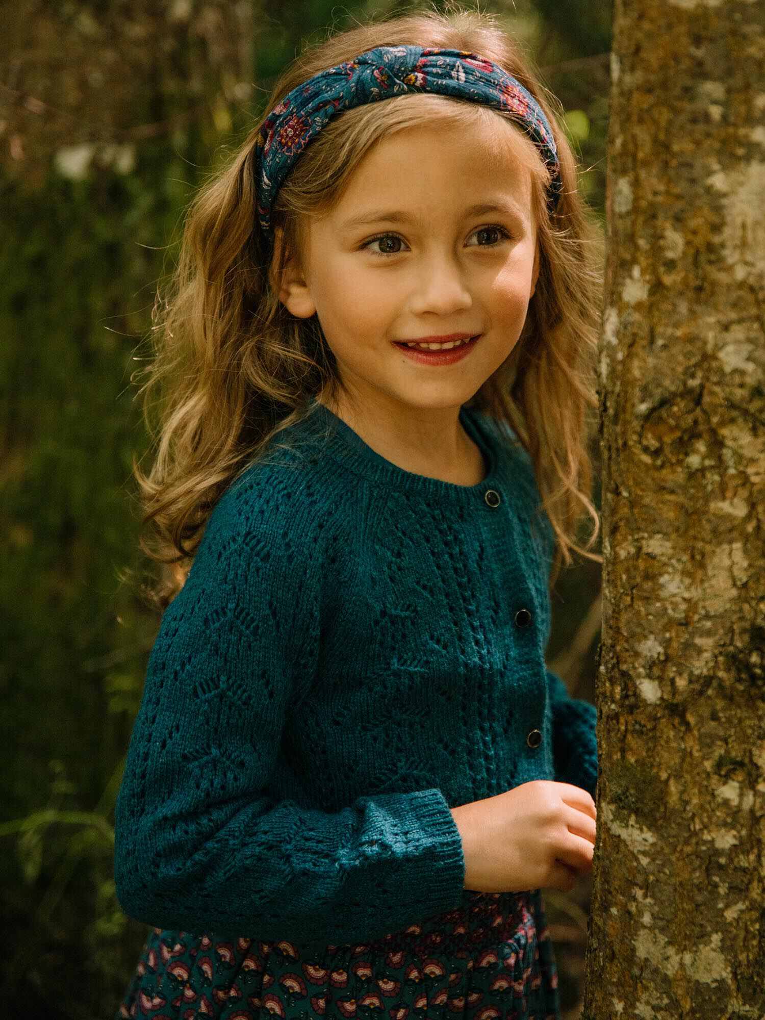 Tenue shop bleu canard