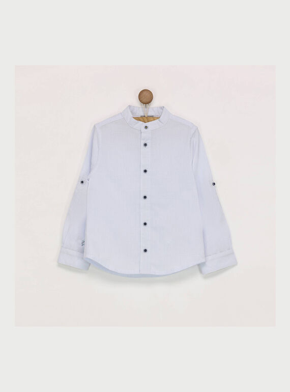 Chemise bleu ciel RINERAGE / 19E3PGF2CHM020
