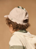 Casquette beige broderie "dino" MAGILBERT / 25E4BG91CHAP272