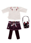 Silhouette poupée bordeaux et blanc SILLACITA / 18H4PFW2SIL001