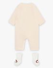 Pyjama à rayures et chaussettes bébé mixte DOUCE / 22H0CMH1ENS001