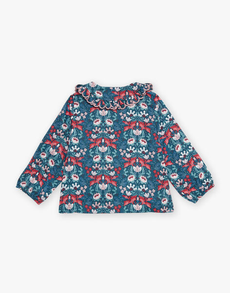 Chemisier en twill à imprimé fleur DATAHINA / 22H1BFZ1CHEG633