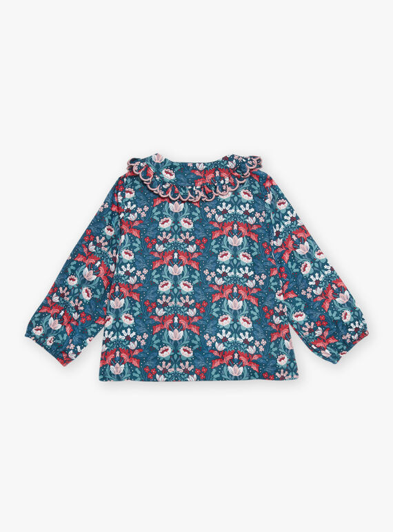 Chemisier en twill à imprimé fleur DATAHINA / 22H1BFZ1CHEG633