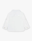 Chemise écrue en popeline FAETIENNE / 23E1BGI2CHM000