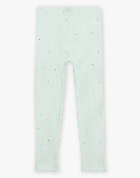 Pyjama en coton vert pâle avec danceuses et cygnes FLONETTE / 23E5PF21CHN614