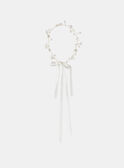 Couronne de fleurs  MREMETETTE / 25E4PFL1BANK008