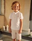 Polo blanc avec montgolfière FREMALAGE / 23E3PGI1POL000