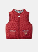 Doudoune Rouge LAGINA / 24H1BFL1D3E050