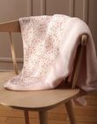 Couverture de naissance rose clair à fleurs FONDA / 23E0AF61D4P321