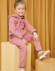 Haut de jogging à capuche rose foncé DRAGONETTE / 22H2PFL1JGHD312