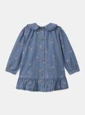 Robe en jean fleuri MAIRIS / 25E1BF91ROBP272