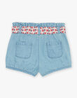 Short denim avec ceinture en popeline FAWILDA / 23E1BFQ1SHOP269