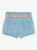 Short denim avec ceinture en popeline FAWILDA / 23E1BFQ1SHOP269