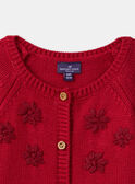 Cardigan fantaisie fleuri LAPERRINE / 24H1BFR2CARF505