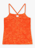 Débardeur orange en éponge FLYPOGETTE / 23E2PFR1DEB407