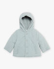 Manteau à capuche Vert-Gris DIOCTAVE / 22H1BGM1VES631