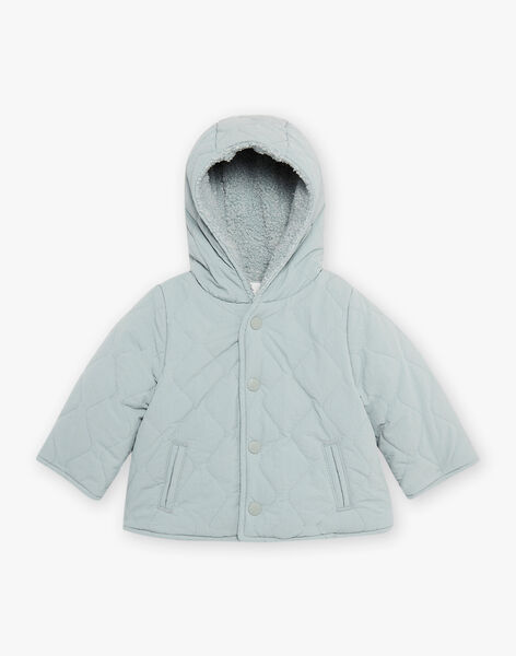 Manteau à capuche Vert-Gris DIOCTAVE / 22H1BGM1VES631